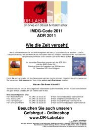 IMDG und ADR Flyer