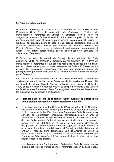 041104 Folleto Caja Murcia V. FINAL - BME Renta Fija