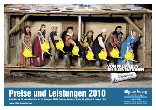 Preise und Leistungen 2010 - Die-Zeitungen.de