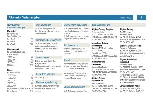 Preise und Leistungen 2010 - Die-Zeitungen.de