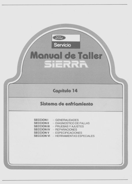 Sistema de Enfriamiento (16,7Mb) - Ford Sierra Net