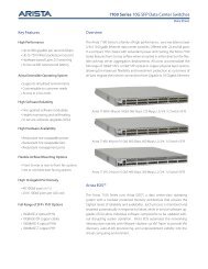 Datasheet - Arista 7150 Series