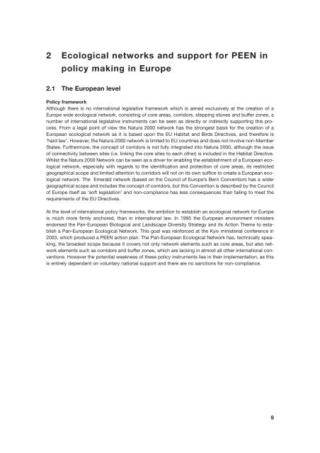 2005 - Communicating the Pan-European Ecological Network - ECNC