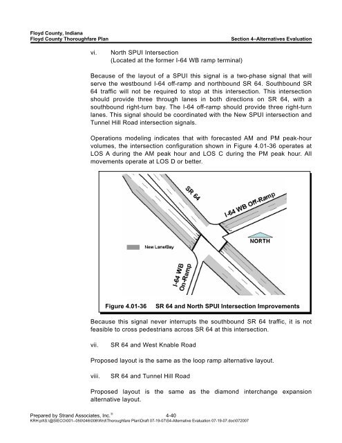 Floyd County Thoroughfare Plan - Floyd County Indiana - State of ...