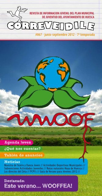 Este verano... WOOFFEA! - Ayuntamiento de Huesca