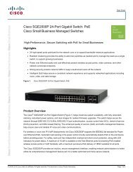 Cisco SGE2000P 24-Port Gigabit Switch: PoE Cisco Small Business ...