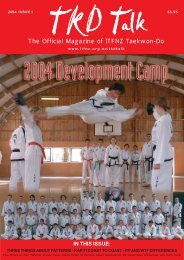 The Official Magazine of ITFNZ Taekwon-Do - International Taekwon ...