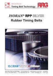 Timing Belt Technology - RRG Industrietechnik GmbH