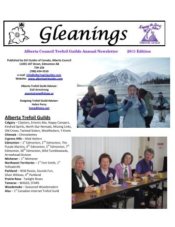 Gleanings - Girl Guides of Canada.