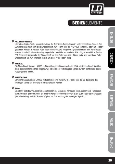 LD LAX16D - J&H Licht en Geluid