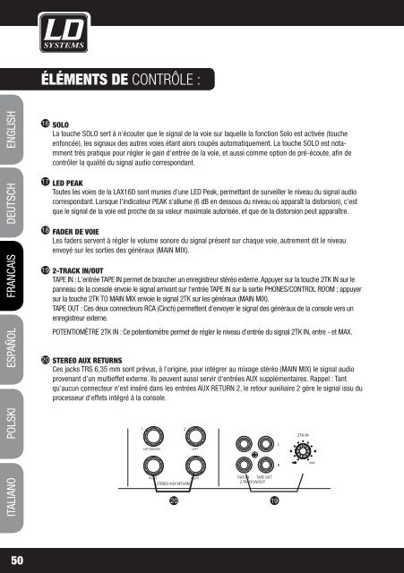 LD LAX16D - J&H Licht en Geluid