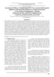 Assessing the Efficacy of Imidacloprid 20% SL as an Insecticide ...