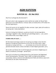 Bericht AGM Kufstein 2012 - Ladies' Circle Austria