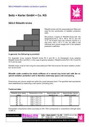 Seitz + Kerler GmbH + Co. KG SEILO Röbalith bricks