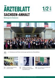 PDF-Download (11,2 MB) - Ärzteblatt Sachsen-Anhalt