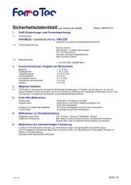 Ãlbasierte Ferrofluide, Sicherheitsdatenblatt ... - FerroTec GmbH