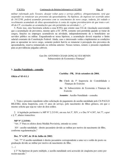 BInfo - 02 - 5Âª ICFEx - ExÃ©rcito Brasileiro