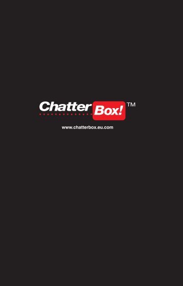 Manual PDF - ChatterBox Europe