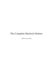 The Complete Canon - The complete Sherlock Holmes