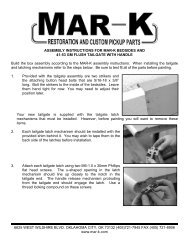 41-53 GM instructions - Mar-K