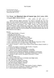 Yuri Bregel, An Historical Atlas of Central Asia, Brill, Leiden 2003,