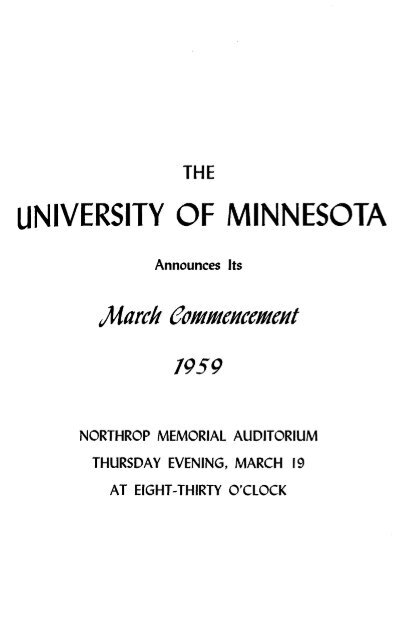 Order (1/ events - University of Minnesota Digital Conservancy