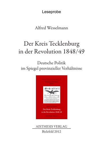 Der Kreis Tecklenburg in der Revolution 1848/49