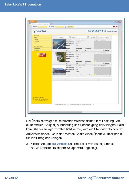 Solar-Log 200 Benutzerhandbuch - germansolar