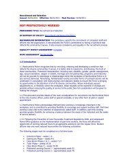 FOI 521-11 Recruitment and Selection Procedure - Northumbria Police