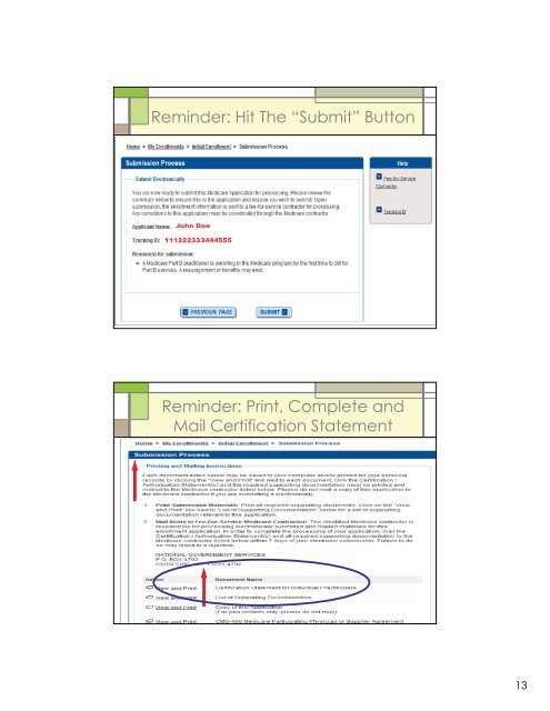 Provider Enrollment Handout - Palmetto GBA