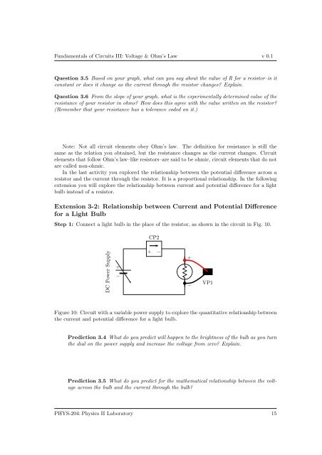 Lab & Pre-lab #5: Voltage