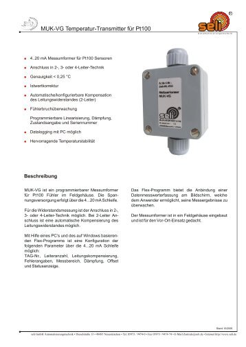 Datenblatt MUK-VG.pdf - Seli GmbH