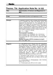 Determination of calcium and magnesium in milk