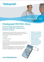 Vitalograph PEF/FEV1 Diary