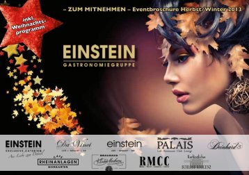 EventbroschÃ¼re - Einstein Gastronomiegruppe