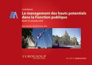 Le management des hauts potentiels dans la fonction publique