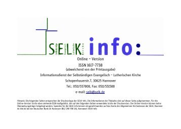 infobox - SELK