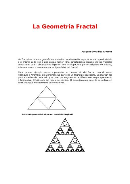 La Geometr a Fractal Casanchi