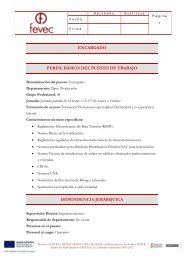 encargado perfil bÃ¡sico del puesto de trabajo dependencia ... - Fevec