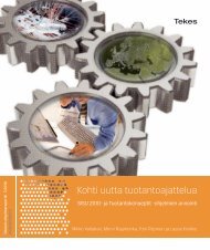 7/2010 Kohti uutta tuotantoajattelua â SISU 2010- ja ... - Tekes