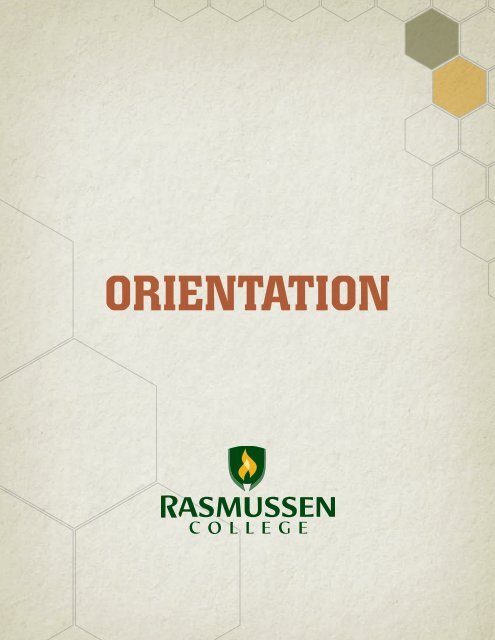 OrientatiOn - Your Student Portal! - Rasmussen College