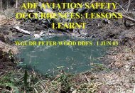 ADF AVIATION SAFETY OCCURRENCES: LESSONS ... - ASASI