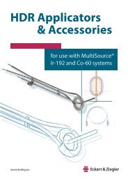 Applicators & Accessories Cataloque - Eckert & Ziegler BEBIG