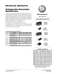 SN74LS122, SN74LS123 Retriggerable Monostable Multivibrators