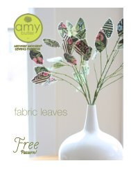 Fabric Leaves - Amy Butler