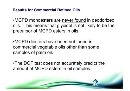 Direct determination of MCPD esters and glycidyl esters by ... - OVID