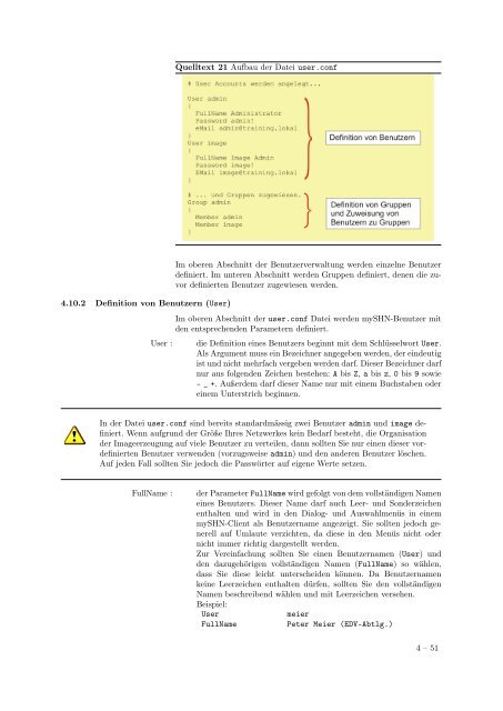 Administratorenhandbuch - SBE network solutions GmbH