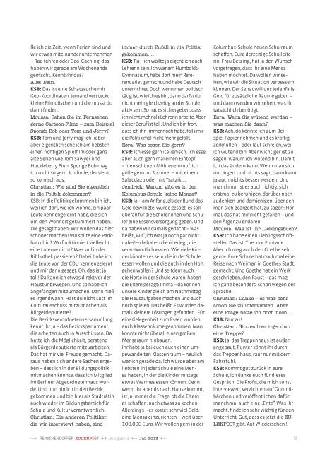 Eulenpost, Ausgabe 4, Juli 2013 - Grundschule am SchÃ¤fersee