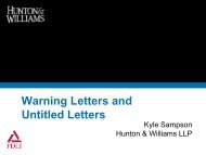 Warning Letters and Untitled Letters