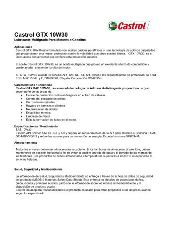 Castrol GTX 10W30